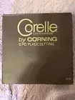 Vintage Sealed Box Corelle Corning 5pc Place Setting Butterfly Gold Livingware