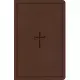 CSB Large Print Personal Size Reference Bible, Brown Leathertouch, Indexed