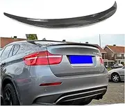 Compatible for BMW X6 E71 Spoiler Carbon Fiber Spoiler for X6 2008 2009 2010 2011 2012 2013 Rear Trunk Wing Spoiler(Style 2)