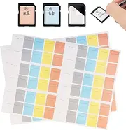 JJC 120 Memory Organized Label Stickers for SD, XQD, CFexpress Type-B Cards