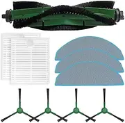 SMZhomeone Vacuum Cleaner Spare Parts Set For Roomba For Essential For Combo Robot Vacuum Cleaner Accessories Replacement Parts, Filter Mop Cloth Main Side Brush Kit(A)