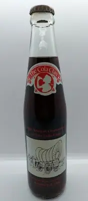 Coca Cola The Cola Clan Commemorative Bottle 1984 10th Sacramento, California