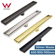 Gold Nickel Black Gunmetal 600/800/900mm Tile Insert Shower Grate Floor Drain