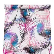 Shelf Liner Purple Peacock Feathers Self 17.7"W x 118"L Purple Feathers