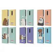 OFFICIAL WE BARE BEARS CHARACTER ART LEATHER BOOK CASE FOR BLACKBERRY ONEPLUS