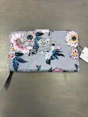 Vera Bradley RFID Turnlock Wallet Parisian Bouquet New with tags