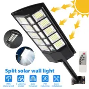 Solar Powered Street LED Light Outdoor Waterproof Dusk to Dawn Yard Flood Lights