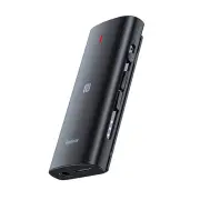 bluetooth 5.0 Wireless Large Capacity Type C 3.5mm Audio Jack Recevier Adapter For Huawei P30 Pro Mate 20 Mate 30 Xiaomi Mi9 9Pro S10+ Note 10 BLACK COLOR