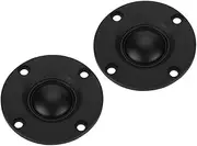 ZenithAur HiFi Loudspeaker 30W 6Ω, 2Pcs Treble Speaker Silk Film Dome Tweeter, DIY Black Magnet Loudspeaker with 0.75in Vibrating Diaphragm