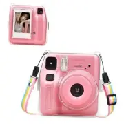 Clear Case for Fuji Instax Mini SE Camera, Crystal Hard PC Cover Carrying