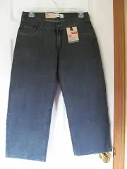 NWT Boy's Levi's 550 Humboldt Relaxed Fit Jeans 8 Husky W28 L23 100% Cotton