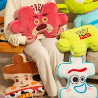 在飛比找蝦皮商城精選優惠-【Joybuy】玩具總動員 三眼怪 拼圖抱枕靠墊 巴斯光年 