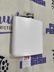 6 oz. Matte Engravable (Laserable) Stainless Steel Flask Y14