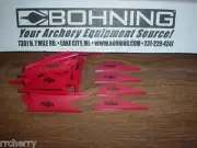 Bohning 2" Blazer Vanes, 100 Pk. RED for Archery Bow Hunting Arrows