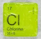 PERIODIC TABLE ELEMENT "Cl" CHLORINE NOVELTY HAND BATH SOAP-4 oz JUST BUBBLY NEW