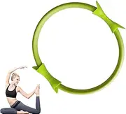 Exercise Ring Pilates - Lightweight Fitness Ring 14.96 Inches Resistance Pilates Hoop - Double Grip Exercise Equipment Toning Yoga Accessories for Thighs & Arms