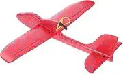 HONITANO 1Pc Glowing Electric Airplane with USB Charging Lightweight Flying Model Outdoor Plaything for Dazzling Nighttime Fun