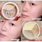 3 Colors Concealer Palette Eyeshadow Base Palette Matte Contour Concealer !й ■'