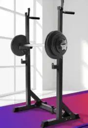 Everfit Weight Bench Squat Rack Adjustable Home Gym Equipment 300KG Capacity