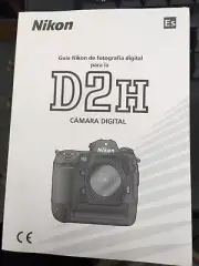 Genuine Original Nikon D2H Digital Camera Instruction Manual Spanish