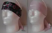Nike Dri-Fit Reversible Head Tie 2.0 Printed Adult Unisex Black/Pink Foam/White