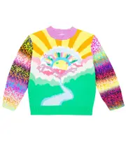[Stella McCartney Kids] Stella McCartney Kids Patterned striped knit sweater Y 4 multicoloured