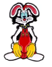 WHO FRAMED ROGER RABBIT? enamel pin brooch lapel cartoon funny - FREE SHIPPING