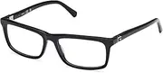 [GUESS] GU50190 001 Shiny Black 58/16/150 Men's Glasses, 001 Shiny Black, 58/16/150