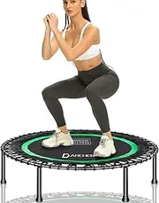 DARCHEN 450 lbs Mini Trampoline for Adults, Indoor Small Rebounder Exercise Trampoline for Workout Fitness for Quiet and Safely Cushioned Bounce, [40 Inch]