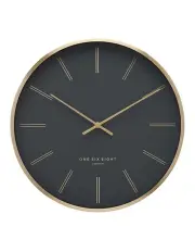 [One Six Eight London] Otto 40Cm Petrol Blue Silent Wall Clock