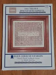 Red Velvet Inscription Sampler Blue Ribbon Designs Charted Needlework Pattern