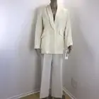 Le Suit pant Tweed blazer suit vanilla chic sparkle 12 Petite Cream Corporcore