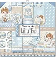 STAMPERIA INTERNATIONAL, KFT SBBL68 Paper PAD 12X12 10PK Little BOY, 30.5 x 30.5 (12" x 12"), Multicoloured