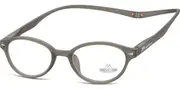 Montana Readers MR61C Magnetic MR61C Men's Glasses Grey Size +1.00 - Private Health Rebate - Blue Light Block Available