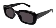 Saint Laurent SL M130/F Asian Fit 001 Men's Sunglasses Black Size 53