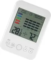 Portable Home Thermometer Hygrometer with Mold Alert Screen Display Indoor Temperature Humidity Monitor