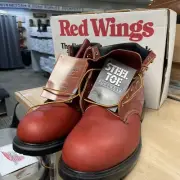 Red Wings Men’s 14D,#2245 6”, S/T,Vintage Boots,Work,USA,NOS,Padded Top.
