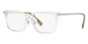 Burberry Ellis BE2378F 3024 55 Eyeglasses Transparent and Silver Optical Frame