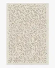 185' x 275' | Machine Washable Runner Rug | Kid & Pet Friendly | Indoor Rug | Pure Willow Boughs Natural Rug by Morris & Co. | Ruggable