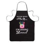 Qchengsan Hair Stylist Apron,Funny Barber Apron,Hairstylist Aprons for Women ...