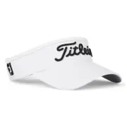 Titleist Golf Men's Tour Performance Visor Cap Hat UV 2025 White/Black