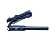 Ferrocerium Ferro Rod Flint Fire Starter Waterproof Aluminum Steel Striker Black
