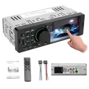 Single 1Din Bluetooth 4" Car Stereo Radio MP5 Player Touch Screen TF/USB/AUX/RCA