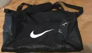 New Medium Nike Brasilia 61L Black Duffle Bag Vermont Catamounts