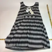 J Valdi Women’s Dress White / Black Pattern Size Large - New
