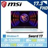 在飛比找遠傳friDay購物精選優惠-【全面升級】MSI 微星 Sword 17 A12UDX-0