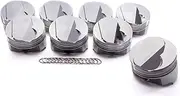 Icon PistonsIcon Piston, Domed, Forged, 4.290 in Bore, 1/16 x 1/16 x 3/16 in Ring Grooves, Plus 18.00 cc