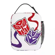 c414 Transformers Autobots Lunch Bags Insulated Lunch Tote Portable Bento Box Leakproof Picnic Bags for Woman Work Children School k414