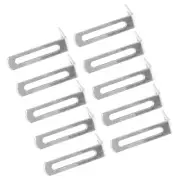 10 Pcs L-shaped Corner Code Fixing Parts Cabinet Brackets for Shelves