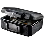 Sentry Fire Proof Lock Box Safe Chest Valuables Protection Portable With Key